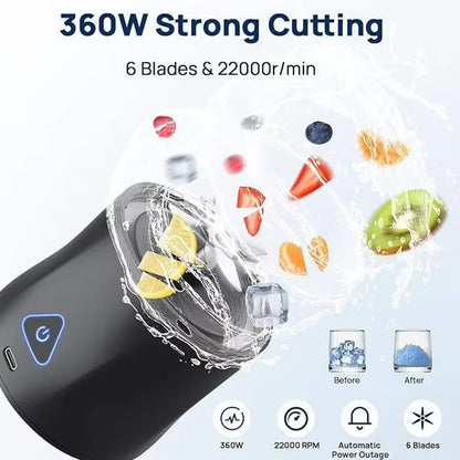 🍓 VeloraGo™ – Bezprzewodowy Blender 700ML USB-C